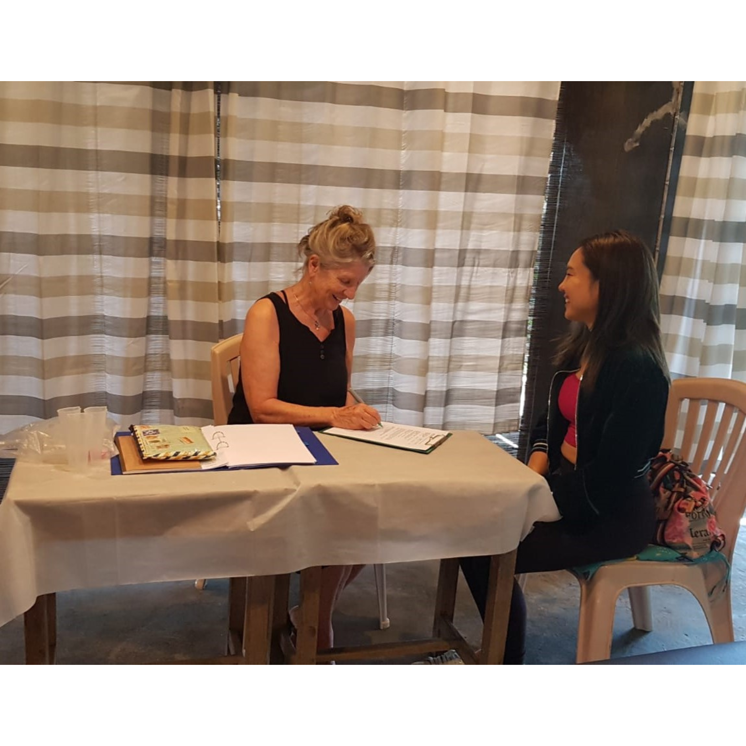 Part of the evaluation is to complete a full consultation with a client